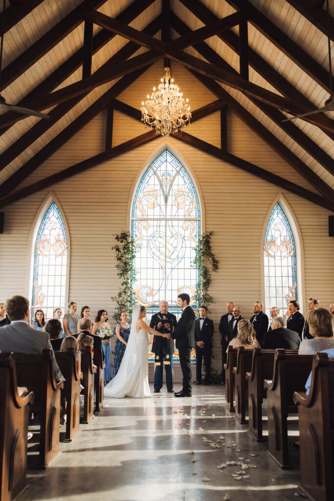 la bonne vie ranch wedding ceremony